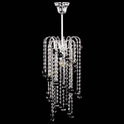 Люстра Зима каскад шар 30 черная в Симферополе Гусь Хрустальный