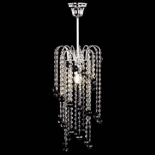 Люстра Зима каскад шар 30 черная в Симферополе Гусь Хрустальный