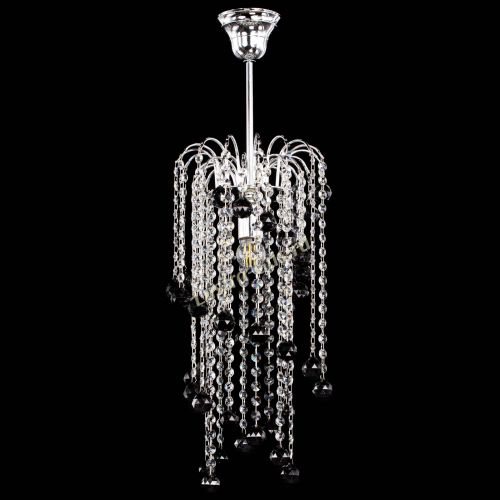 Люстра Зима каскад шар 30 черная в Симферополе Гусь Хрустальный