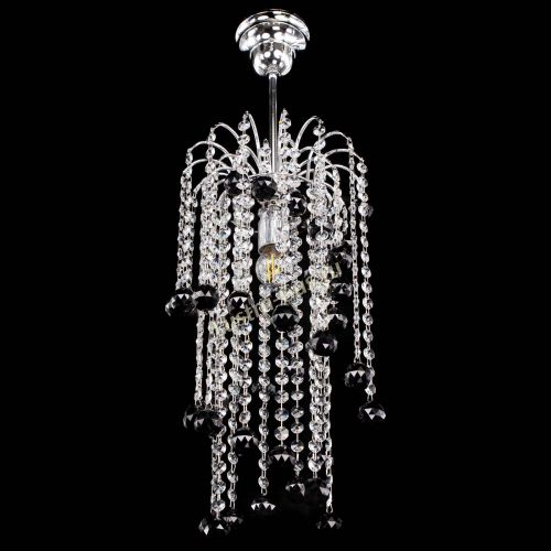 Люстра Зима каскад шар 30 черная в Симферополе Гусь Хрустальный