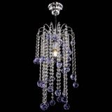 Люстра Зима каскад шар 30 фиолетовая в Симферополе