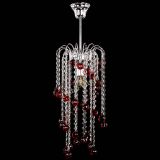 Люстра Зима каскад шар 30 красная в Симферополе