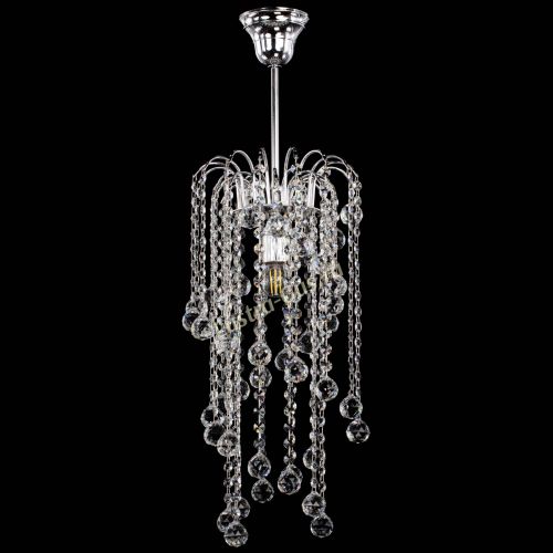 Люстра Зима каскад шар 30 в Симферополе Гусь Хрустальный