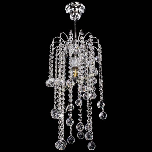 Люстра Зима каскад шар 30 в Симферополе Гусь Хрустальный