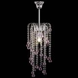 Люстра Зима каскад шар 30 розовая в Симферополе