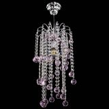 Люстра Зима каскад шар 30 розовая в Симферополе