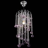 Люстра Зима каскад шар 30 розовая в Симферополе