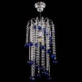 Люстра Зима каскад шар 30 синяя в Симферополе