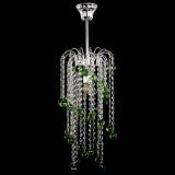 Люстра Зима каскад шар 30 зеленая в Симферополе