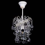 Люстра Зима шар черная (белая патина)  в Симферополе