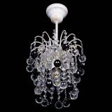 Люстра Зима шар черная (белая патина)  в Симферополе