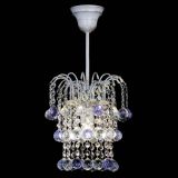 Люстра Зима шар фиолетовая (белая патина)  в Симферополе