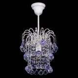 Люстра Зима шар фиолетовая (белая патина)  в Симферополе