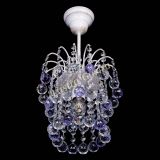 Люстра Зима шар фиолетовая (белая патина)  в Симферополе