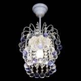Люстра Зима шар фиолетовая (белая патина)  в Симферополе