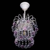 Люстра Зима шар розовая (белая патина)  в Симферополе