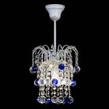 Люстра Зима шар синяя (белая патина)  в Симферополе