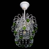 Люстра Зима шар зеленая (белая патина)  в Симферополе