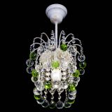 Люстра Зима шар зеленая (белая патина)  в Симферополе