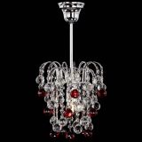 Люстра Зима шар красная в Симферополе