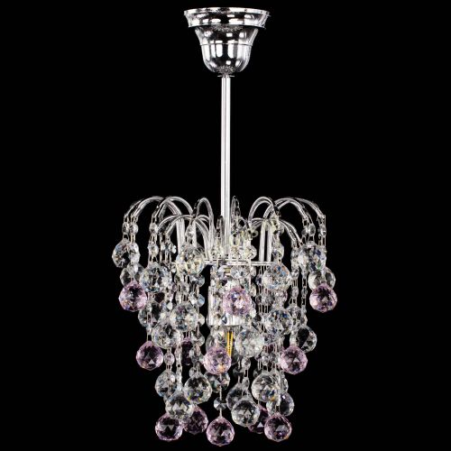 Люстра Зима шар розовая в Симферополе Гусь Хрустальный