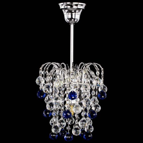 Люстра Зима шар синяя в Симферополе Гусь Хрустальный