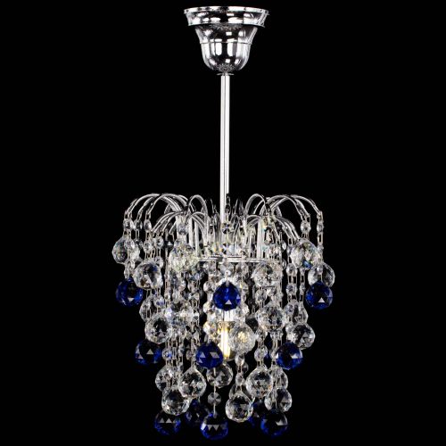 Люстра Зима шар синяя в Симферополе Гусь Хрустальный