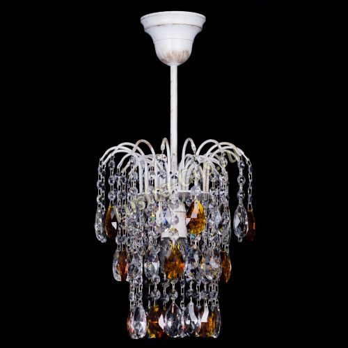 Люстра Зима журавлик чайная (белая патина) в Симферополе Гусь Хрустальный