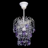 Люстра Зима журавлик фиолетовая (белая патина) в Симферополе