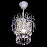 Люстра Зима журавлик фиолетовая (белая патина) в Симферополе