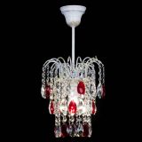 Люстра Зима журавлик красная (белая патина) в Симферополе