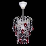 Люстра Зима журавлик красная (белая патина) в Симферополе