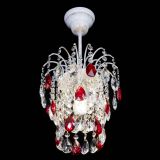 Люстра Зима журавлик красная (белая патина) в Симферополе