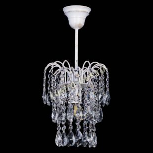 Люстра подвесная Зима журавлик белая