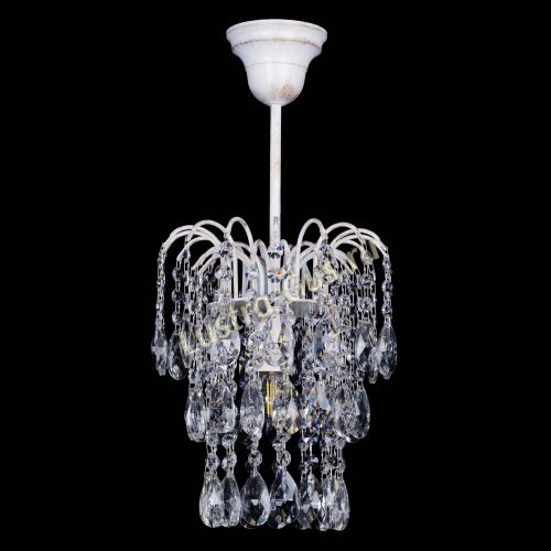 Люстра Зима журавлик белая в Симферополе Гусь Хрустальный