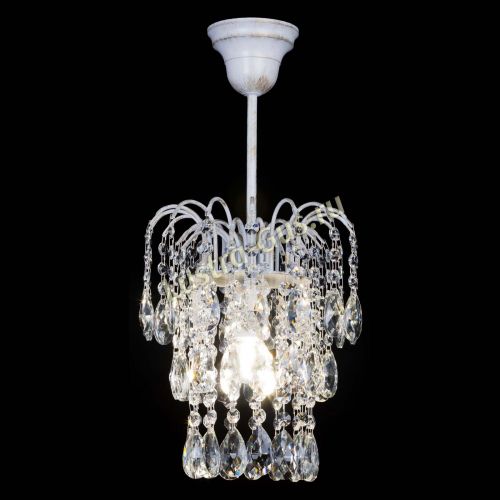 Люстра Зима шар белая в Симферополе Гусь Хрустальный