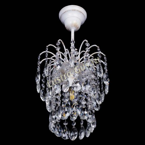 Люстра Зима шар белая в Симферополе Гусь Хрустальный