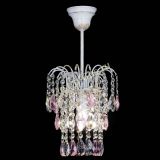 Люстра Зима журавлик розовая (белая патина) в Симферополе