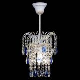 Люстра Зима журавлик синяя (белая патина) в Симферополе