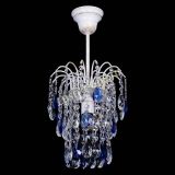 Люстра Зима журавлик синяя (белая патина) в Симферополе