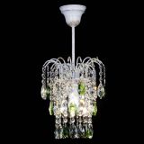 Люстра Зима журавлик зеленая (белая патина) в Симферополе