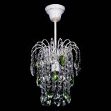 Люстра Зима журавлик зеленая (белая патина) в Симферополе