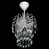 Люстра Зима журавлик зеленая (белая патина) в Симферополе