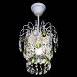 Люстра Зима журавлик зеленая (белая патина) в Симферополе