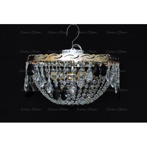 Люстра Анжелика журавлик черная в Симферополе Гусь Хрустальный