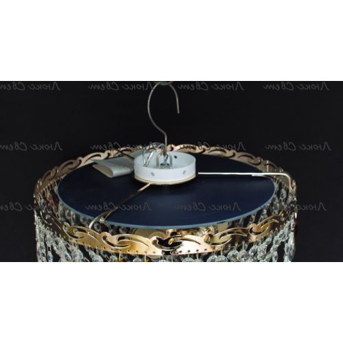 Люстра Анжелика журавлик зеленая в Симферополе Гусь Хрустальный