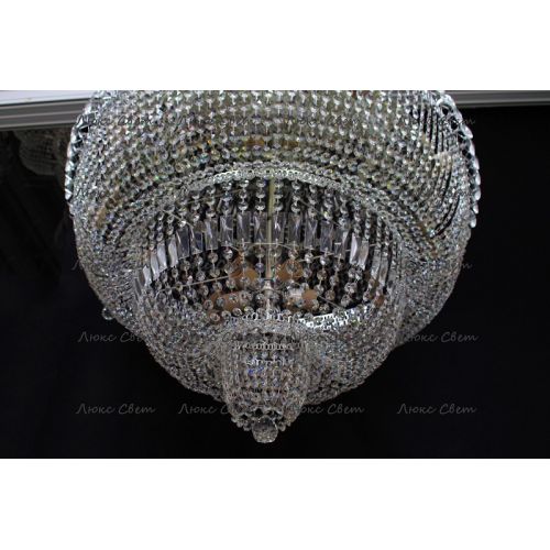 Люстра Водопад 800 мм в Симферополе Гусь Хрустальный