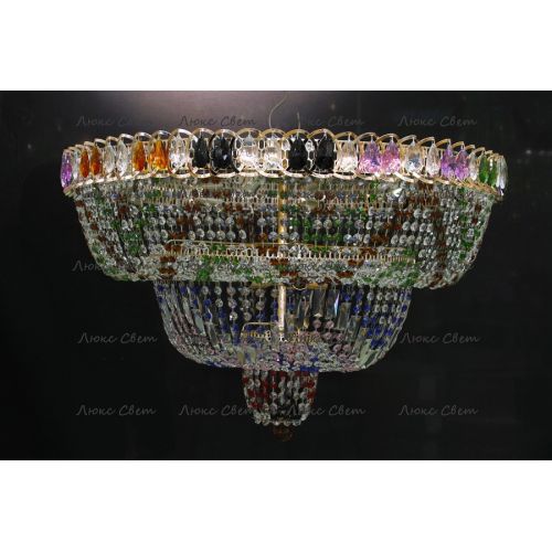 Люстра Водопад Колор 80 см в Симферополе Гусь Хрустальный