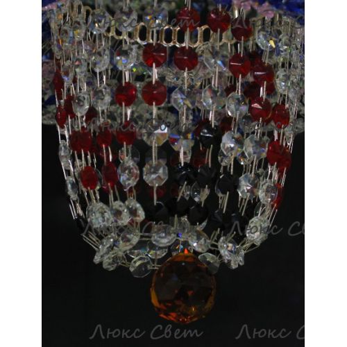 Люстра Водопад Колор 80 см в Симферополе Гусь Хрустальный