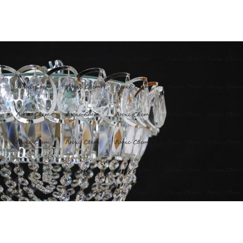 Люстра Катерина Водоворот 1 лампа в Симферополе Гусь Хрустальный